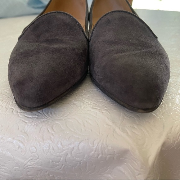 Sesto Meucci Gray Suede Low Heel - Picture 4 of 10